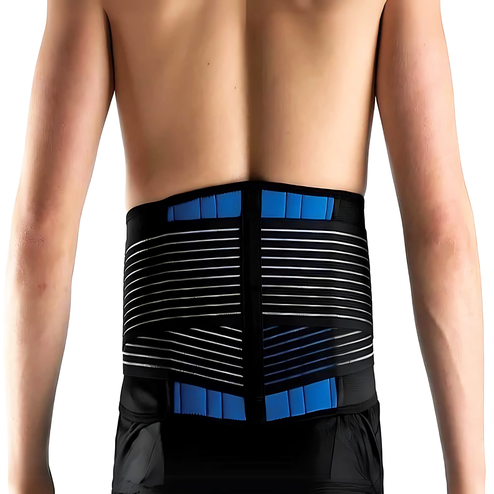Adjustable Neoprene Double Pull Lumbar Support Lower Back Pain Relief Belt Brace