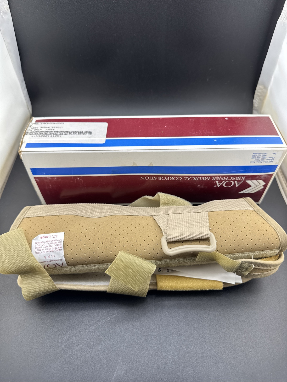 AOA KIRSCHNER MEDICAL CORP LEFT LG WRIST SPLINT📦