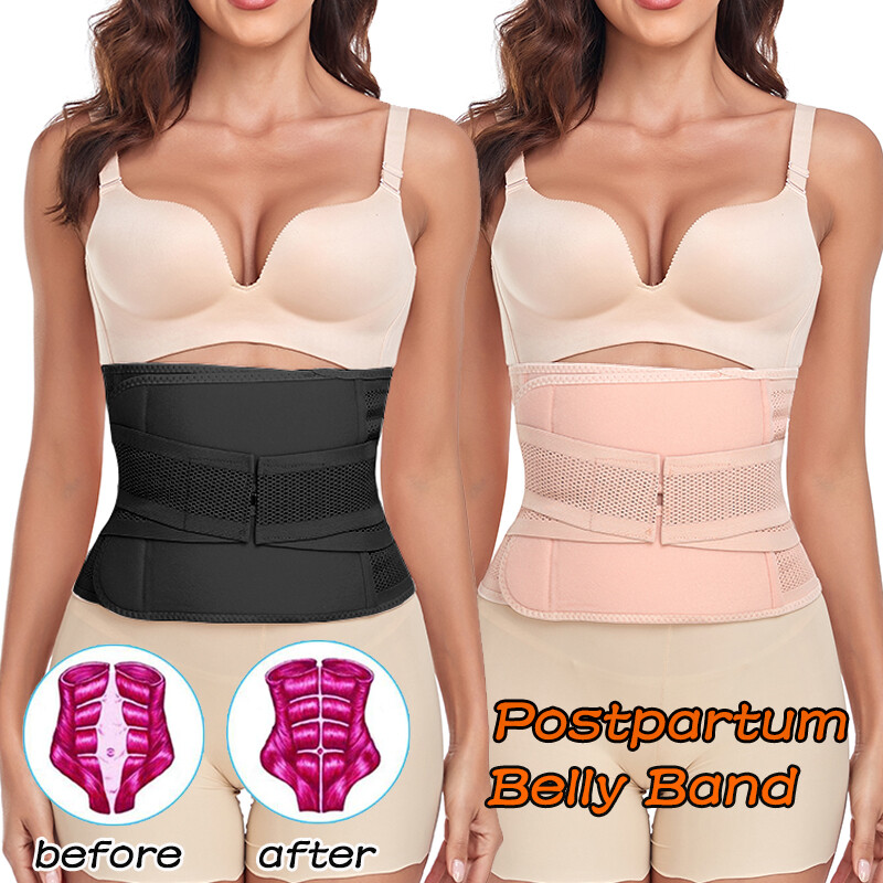 Postpartum Belly Band C Section Post Surgery Abdominal Binder Support Girdle USA