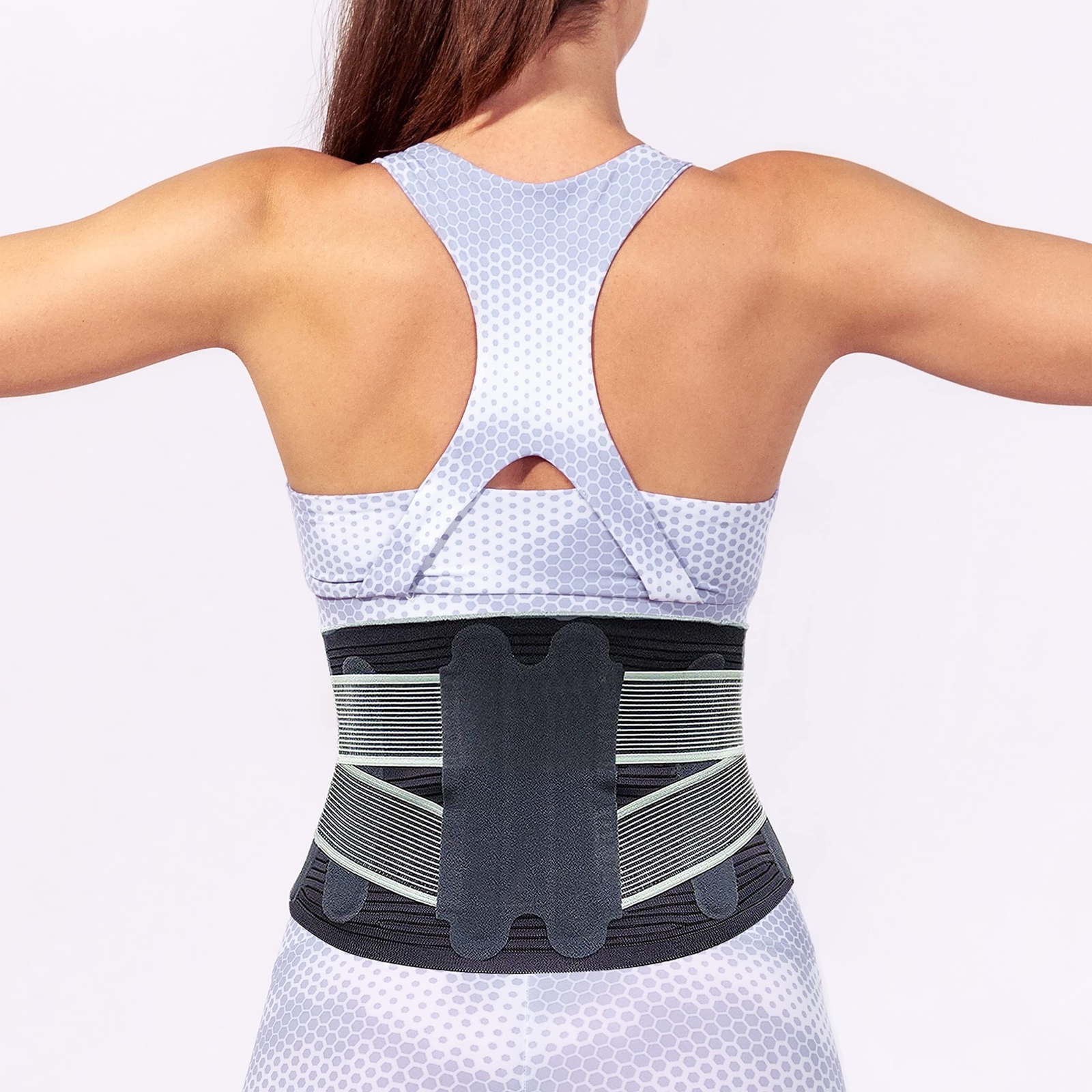 AllyFlex Sports® – Lumbar Support Belt for Women for Back Pain, Slim-Fit Ba