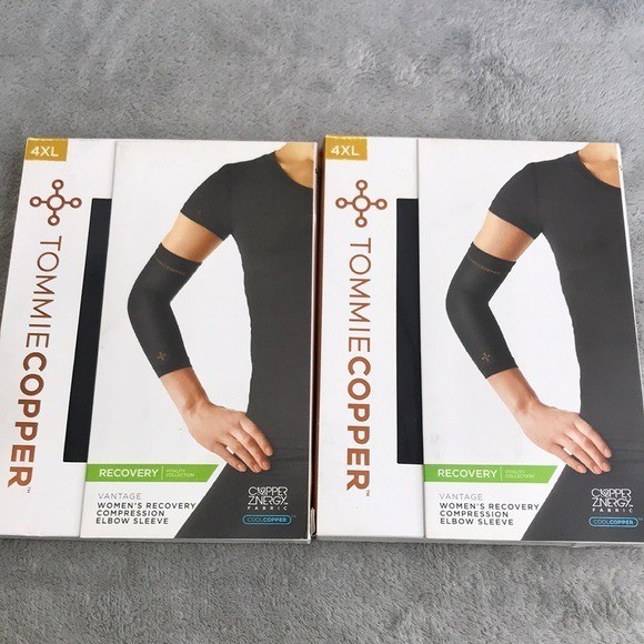 Tommie Copper Women’s Recovery Elbow Sleeves Size 4XL New