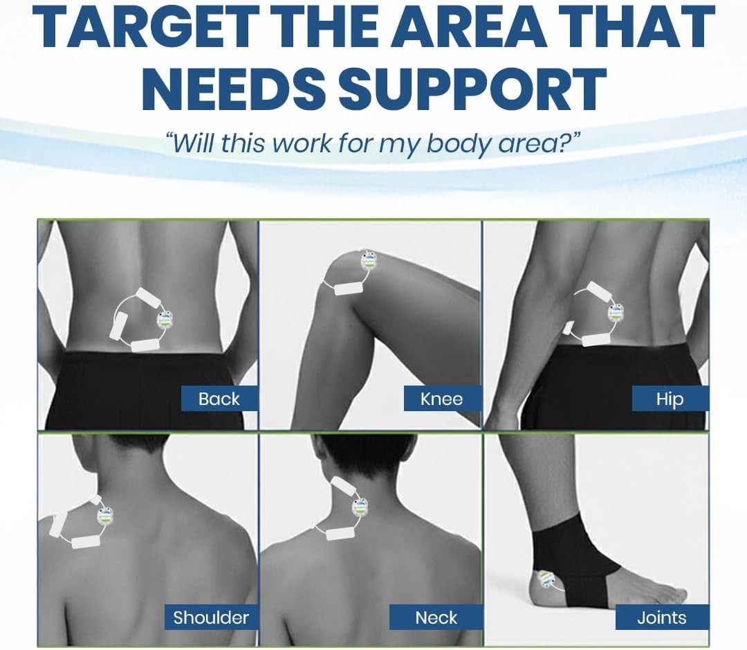 Wearable Knee Therapy Patch for Muscle Joint Support