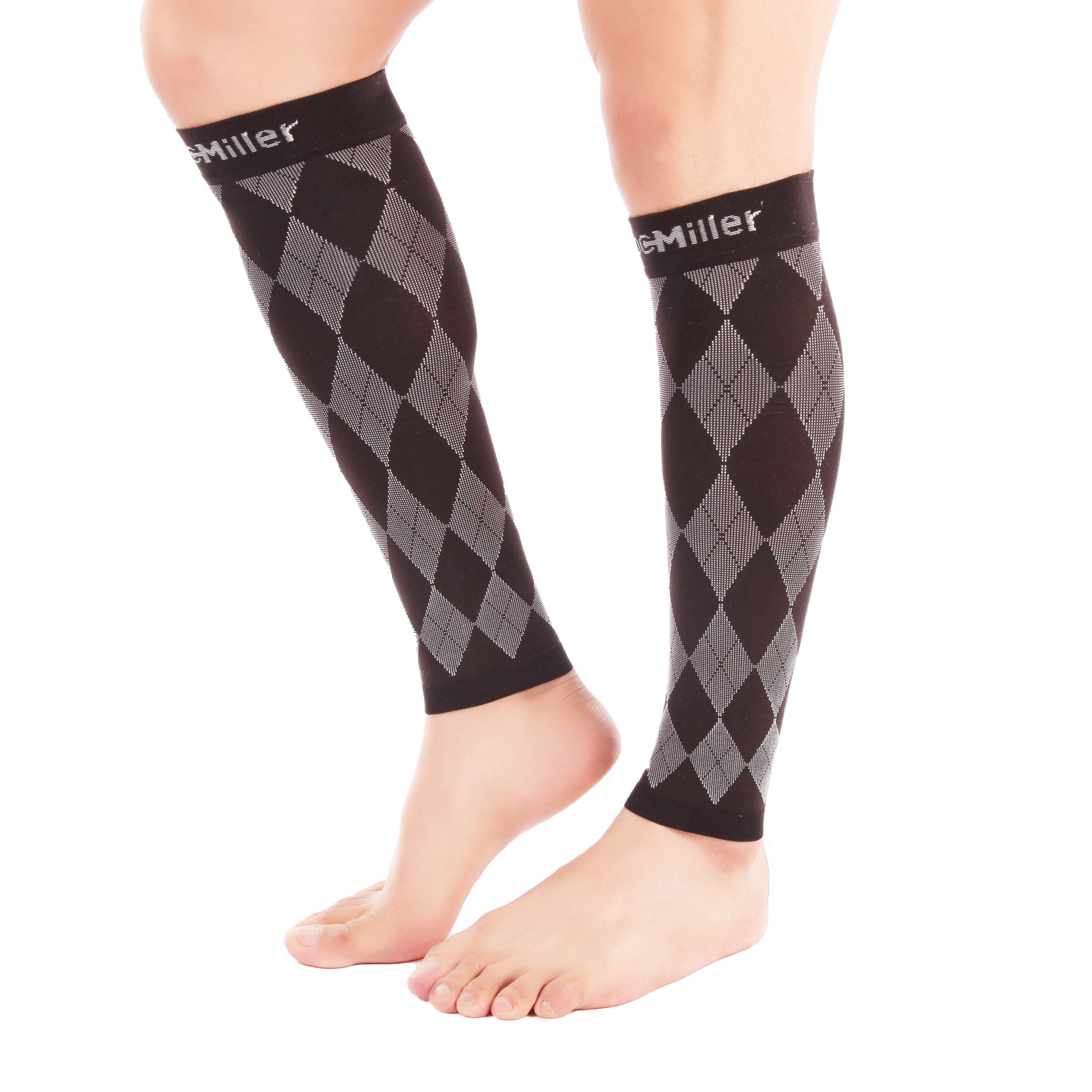 Compression Stockings Calf Doc Miller 20-30mmHG Sleeves for Varicose Pain Relief