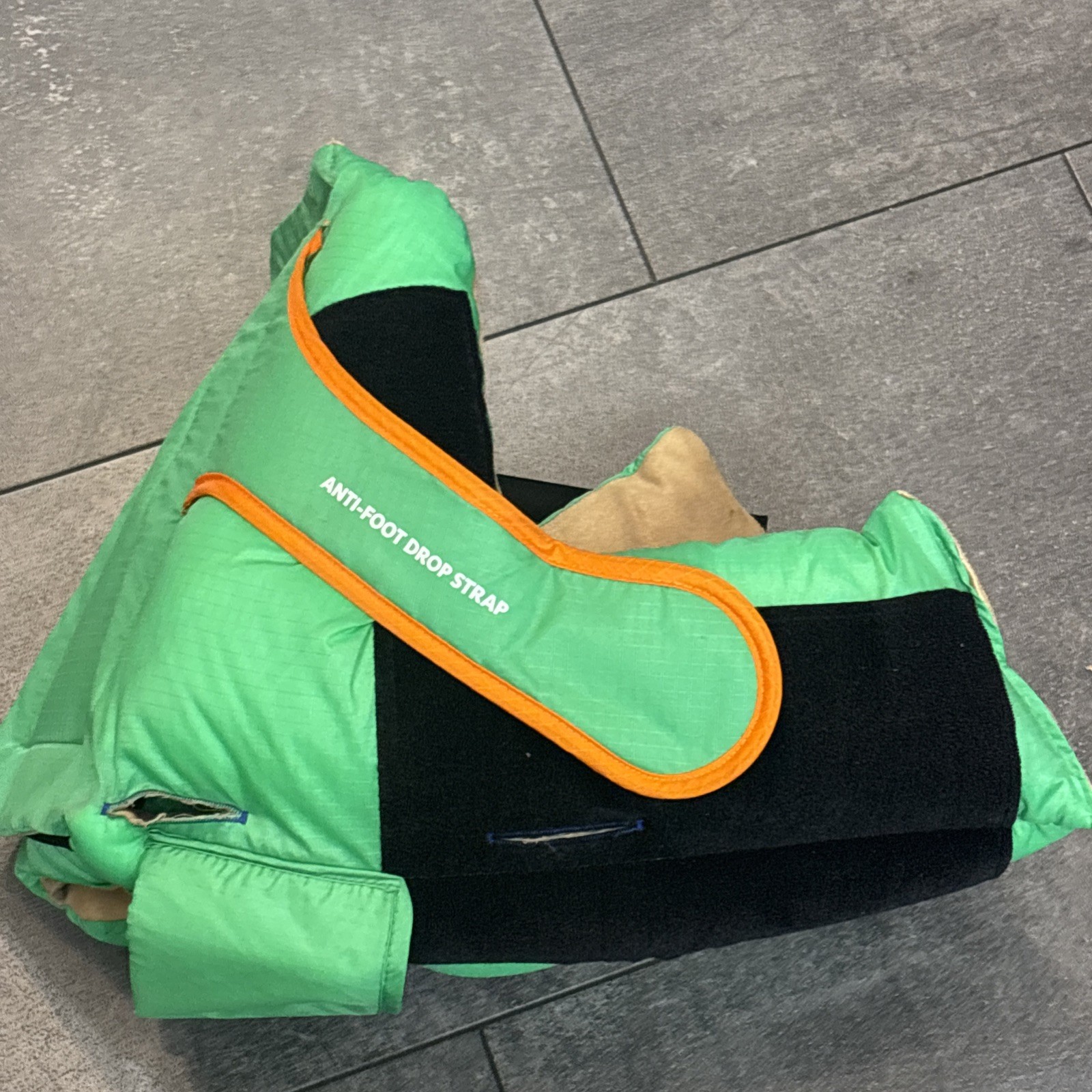 EHOB TruVue Heel Protector Boot Standard Size Green Foot Drop Protection