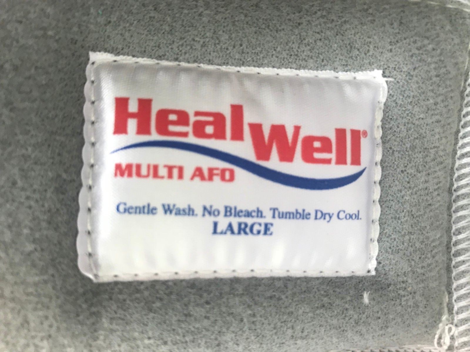 58-220604 Healwell Tri-Laminate Multi AFO Contracture SPLINT LARGE Gray