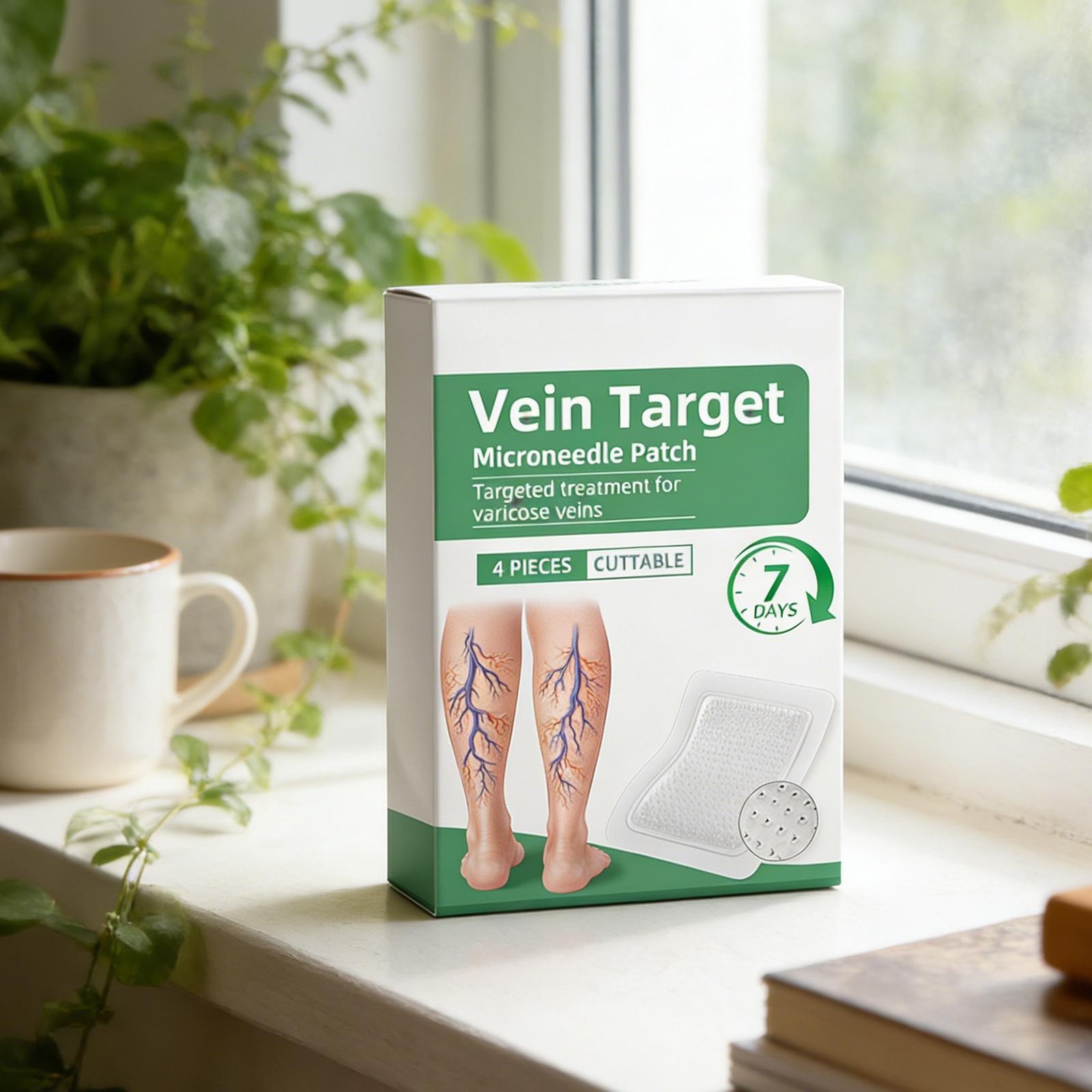 2026 Target Vein Patches 4Pcs Venous Varicose Patches Leg Care Relief Stickers