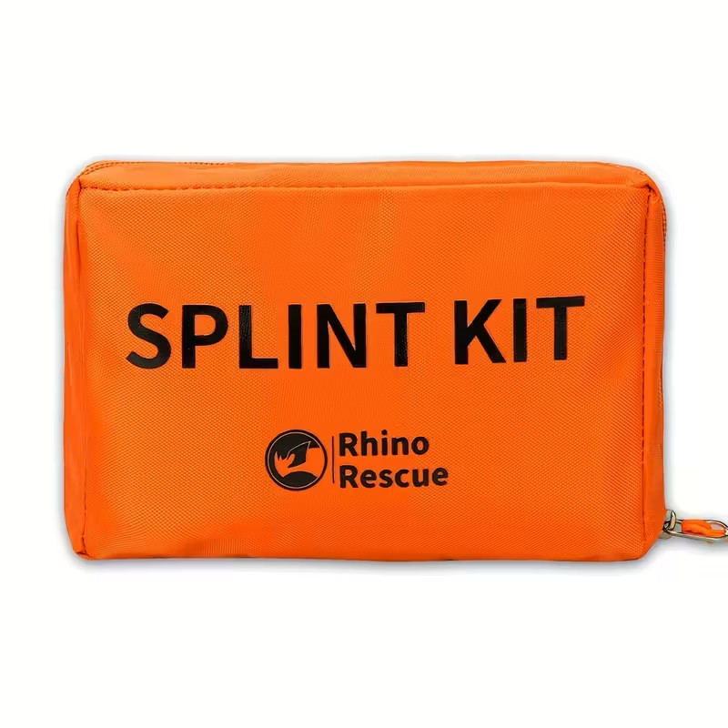 RHINO RESCUE Emergency Splint Set 4pc Rollable First Aid Trauma Survival Splints