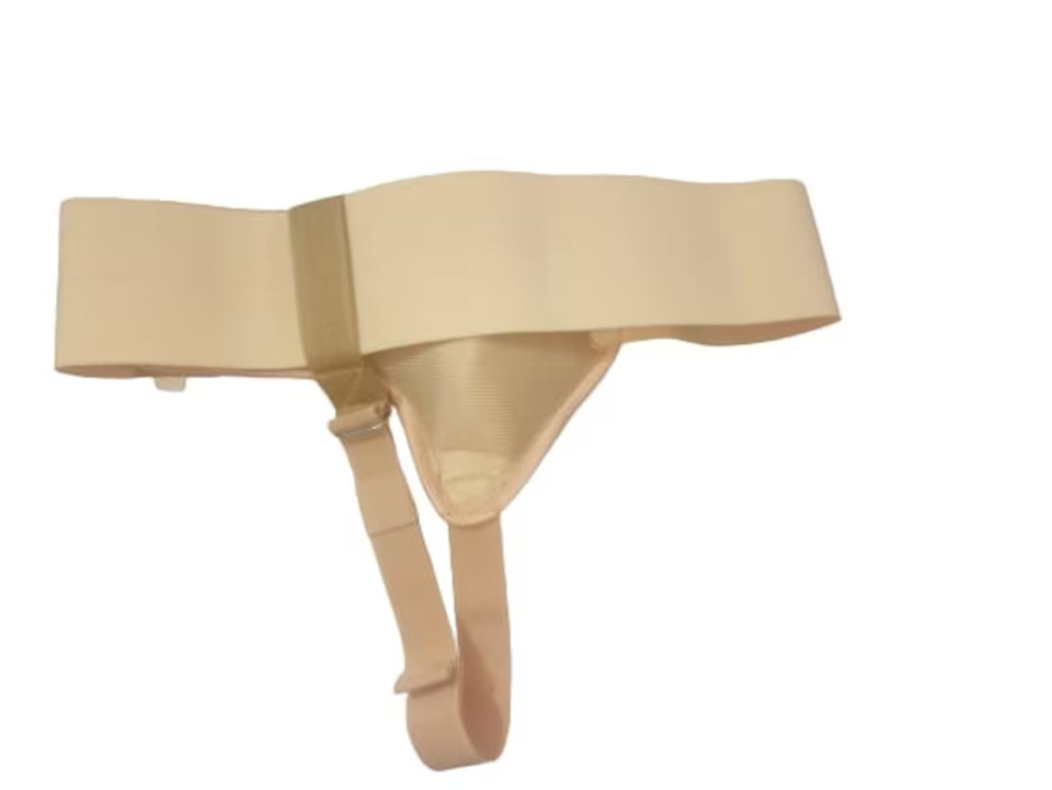 HANDMADE SINGLE HERNIA SUPPORT BELT LEFT SIDE SUPPORT