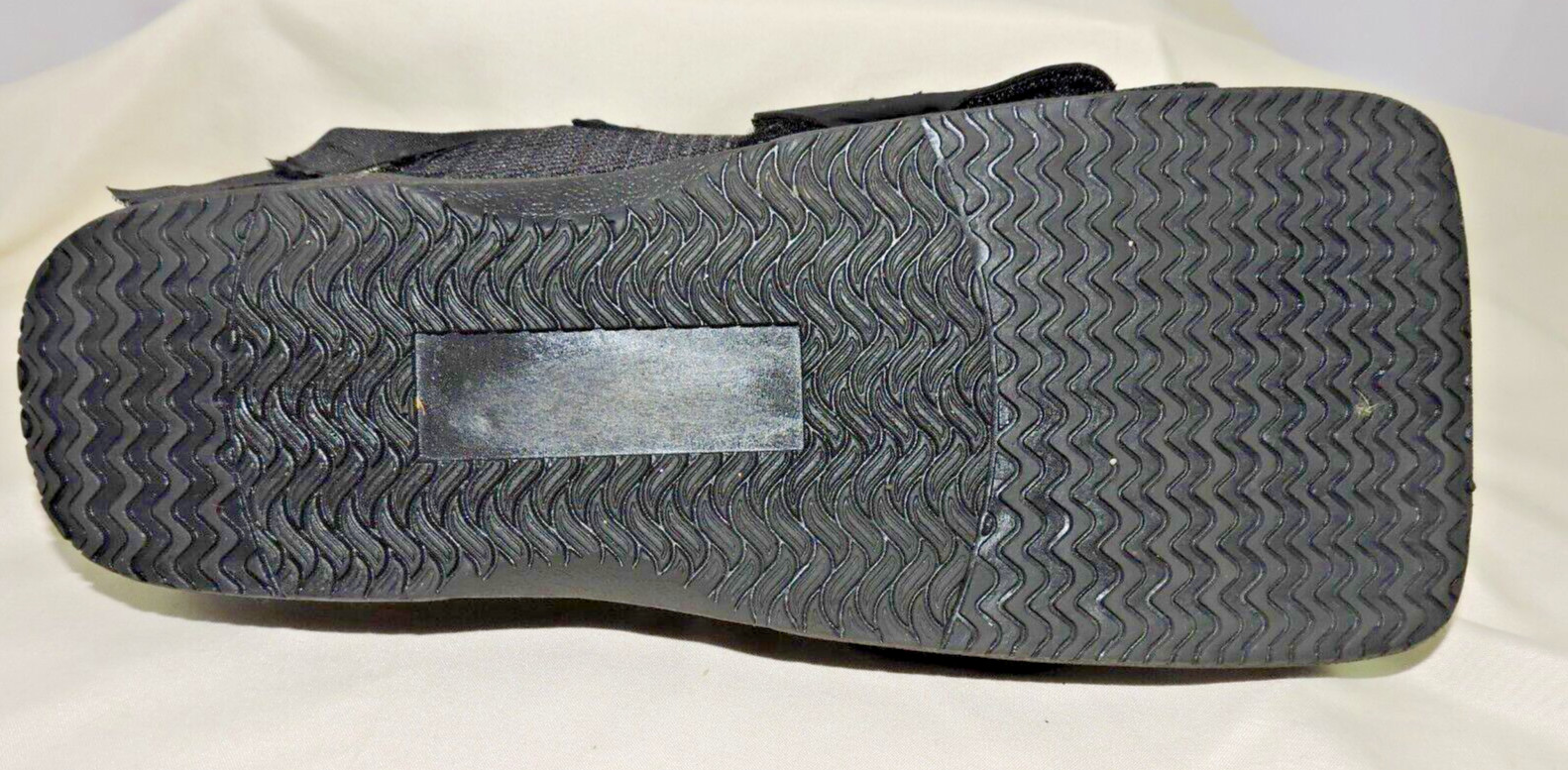 Medical Surgical Women’s Post-Op Black Open Toe Shoe Boot Sandal Size Large