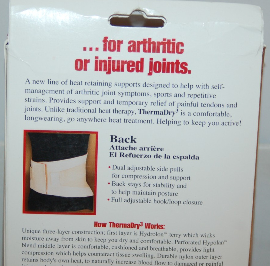 XLARGE PREFERRED 1ST ABDOMINAL BACK SUPPORT FOR ARTHRITIS AL6430 40″-44″ READ