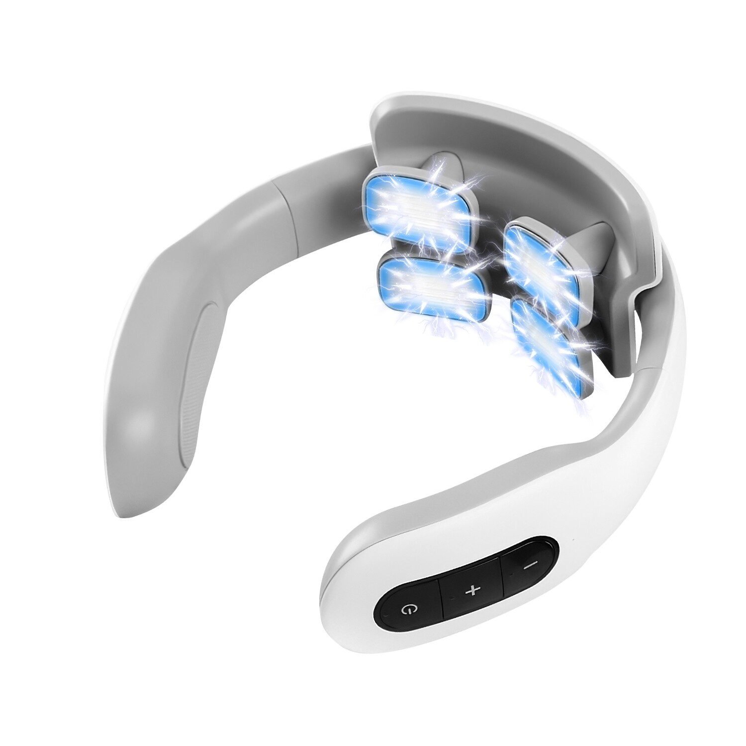 Remote Electronic Neck Massager with Heat Cervical Neck Rechargeable