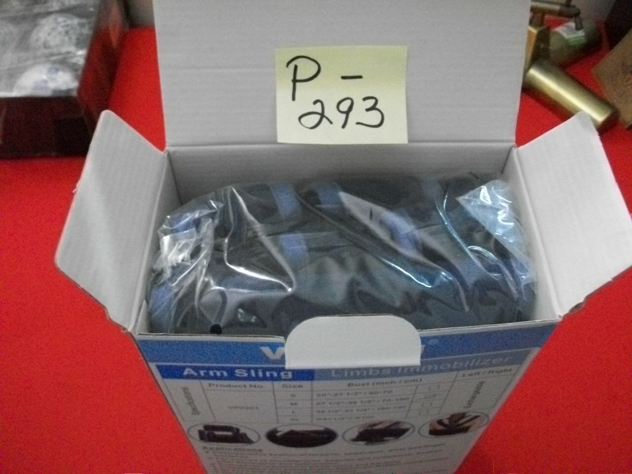 VELPEAU ARM SLING/LIMBS IMMOBILIZER ENHANCED VERSION # VP0301 SIZE: MEDIUM BNIB