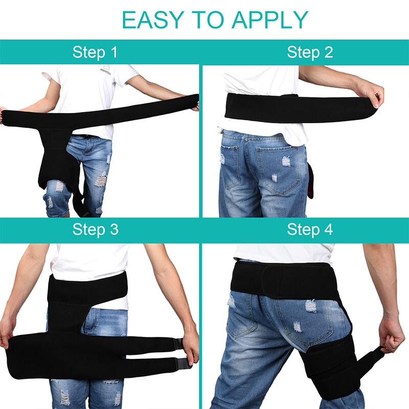 Hip Brace for Sciatica Relief – Compression Wrap for Hip Pain Relief