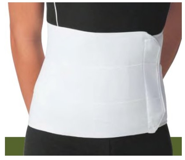 Abdominal Binder ProCare Premium 2X-Large Hook & Loop Closure 72 to 84 In. Waist