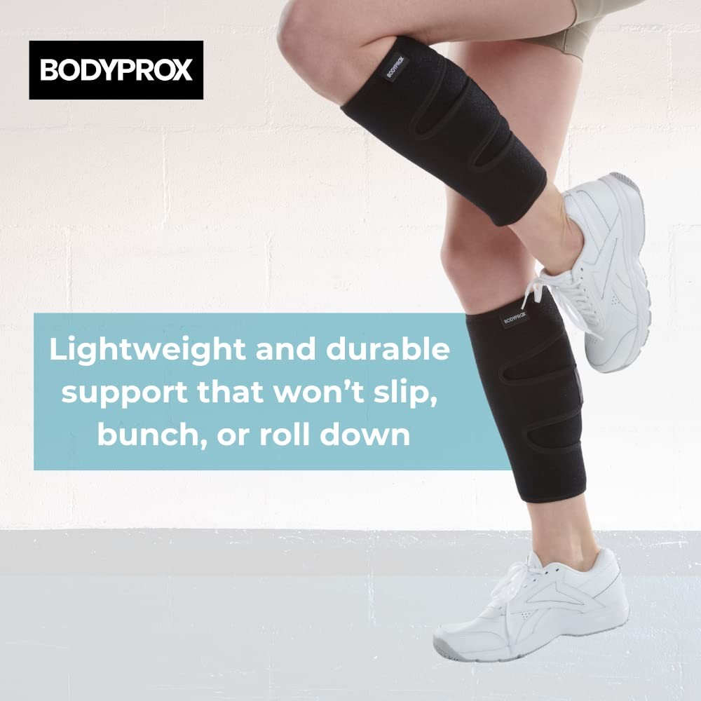 Calf Support Brace 1 Pack, Adjustable Shin Splint Compression Calf Wrap