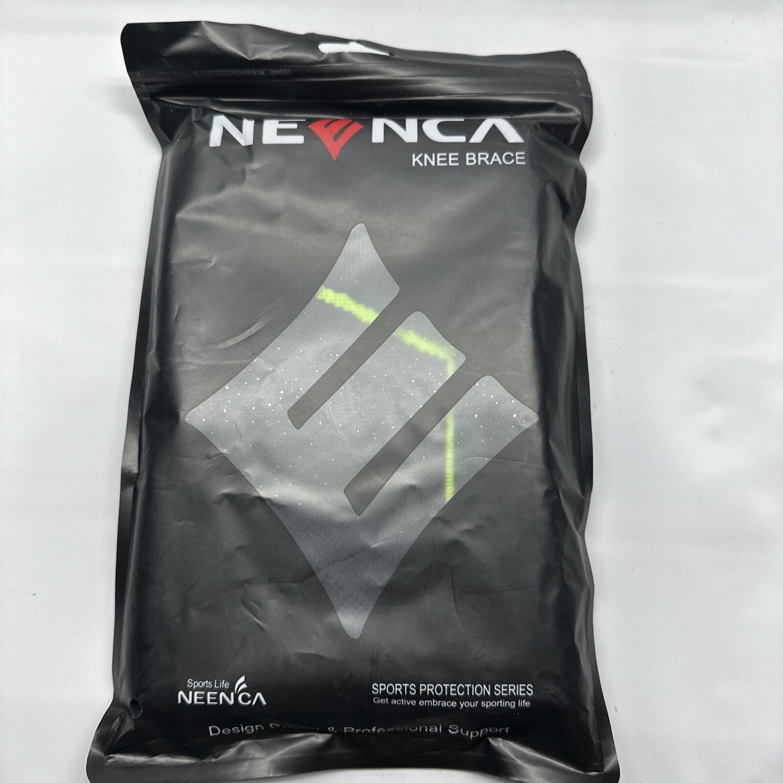 NEENCA Knee Brace Compression Sleeve Support Extra Large Yellow Black