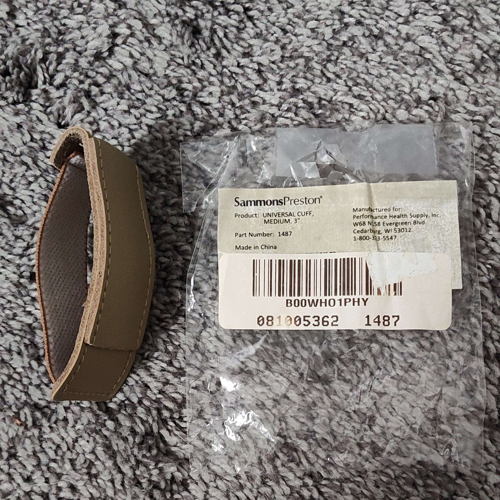 Sammons Preston Universal Cuff Medium 3″ Beige MPN 1487