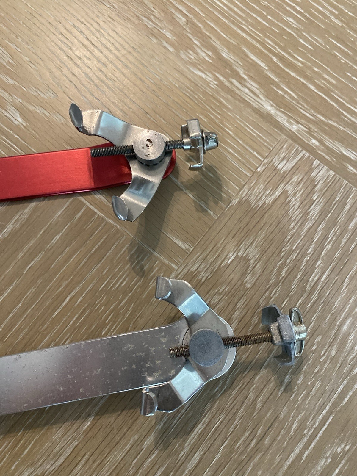 Two Fillauer / Denis Brown Orthopedic Foot Leg Deformity Corrective Bar Devices