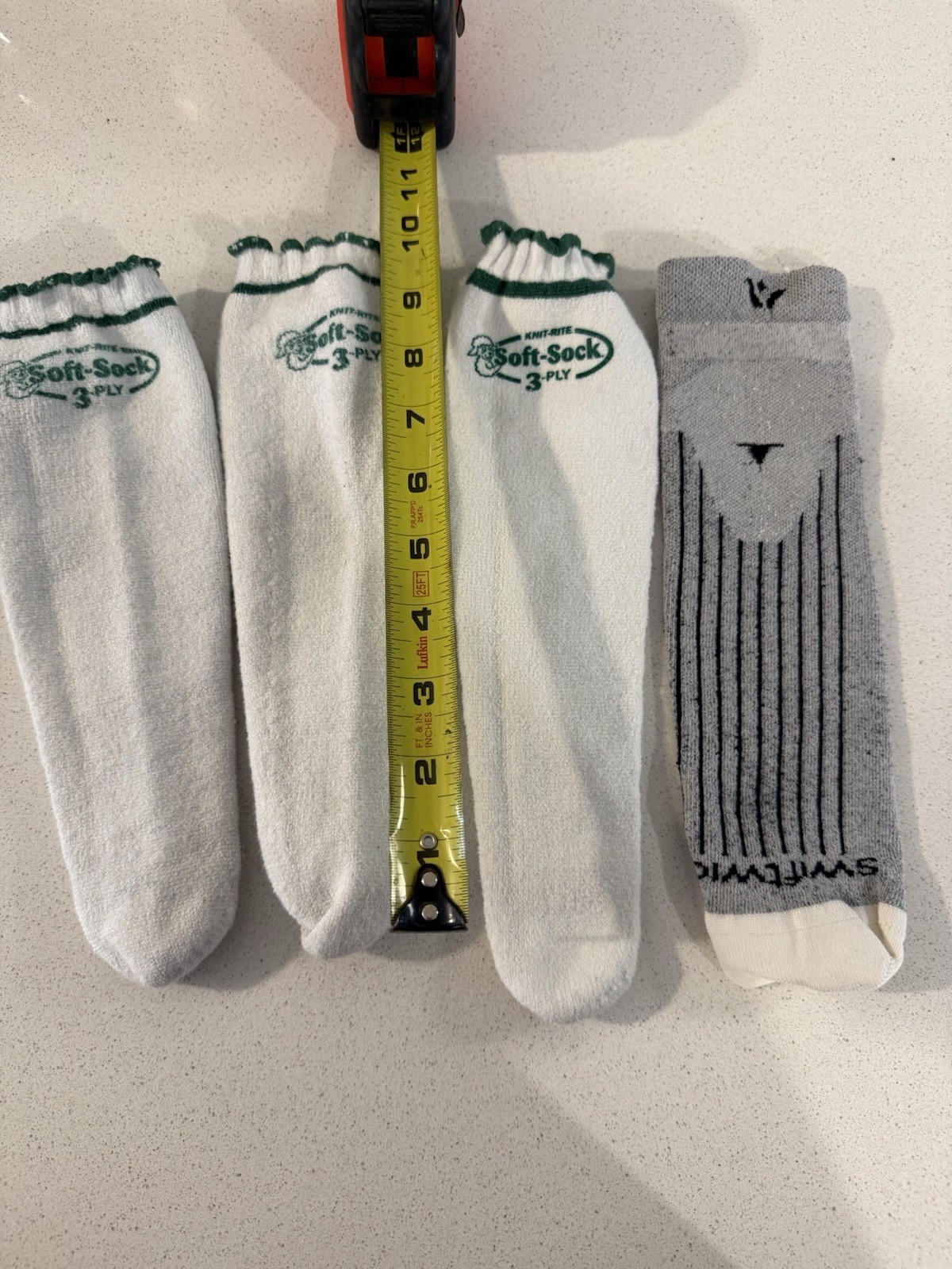 10” Youth Prosthetic Socks Soft Sock 4 Liners New