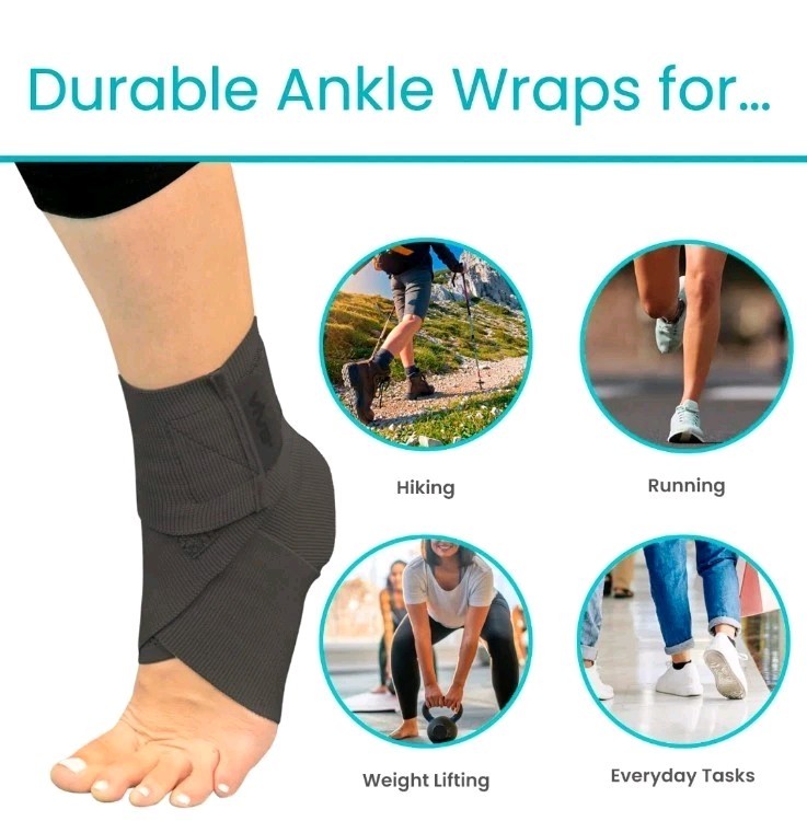 Vive Ankle Wraps – 1 Pair. One Size