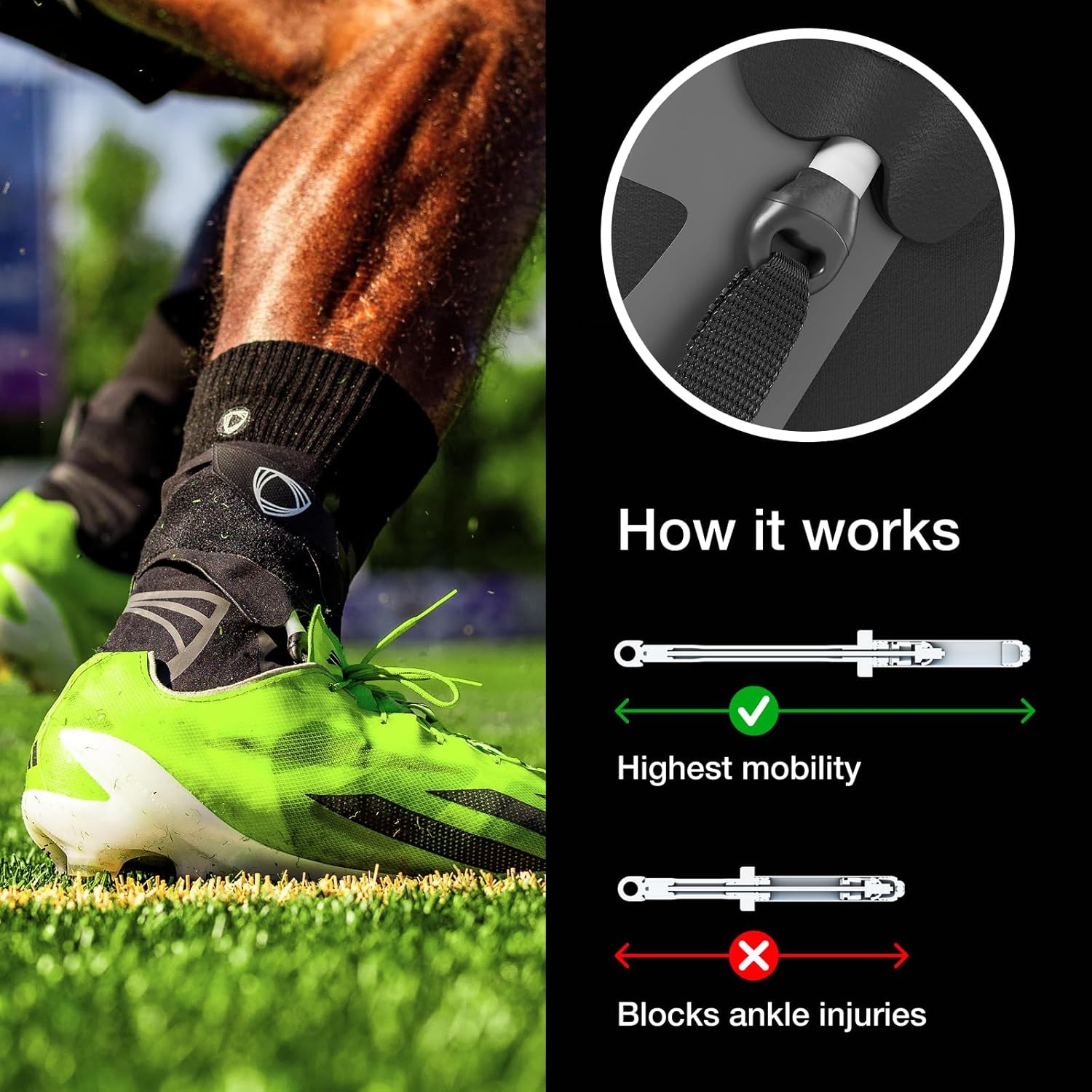 3.0 Ankle Brace, Ultra-Light Compression Support for Sprains & Injury Recover…