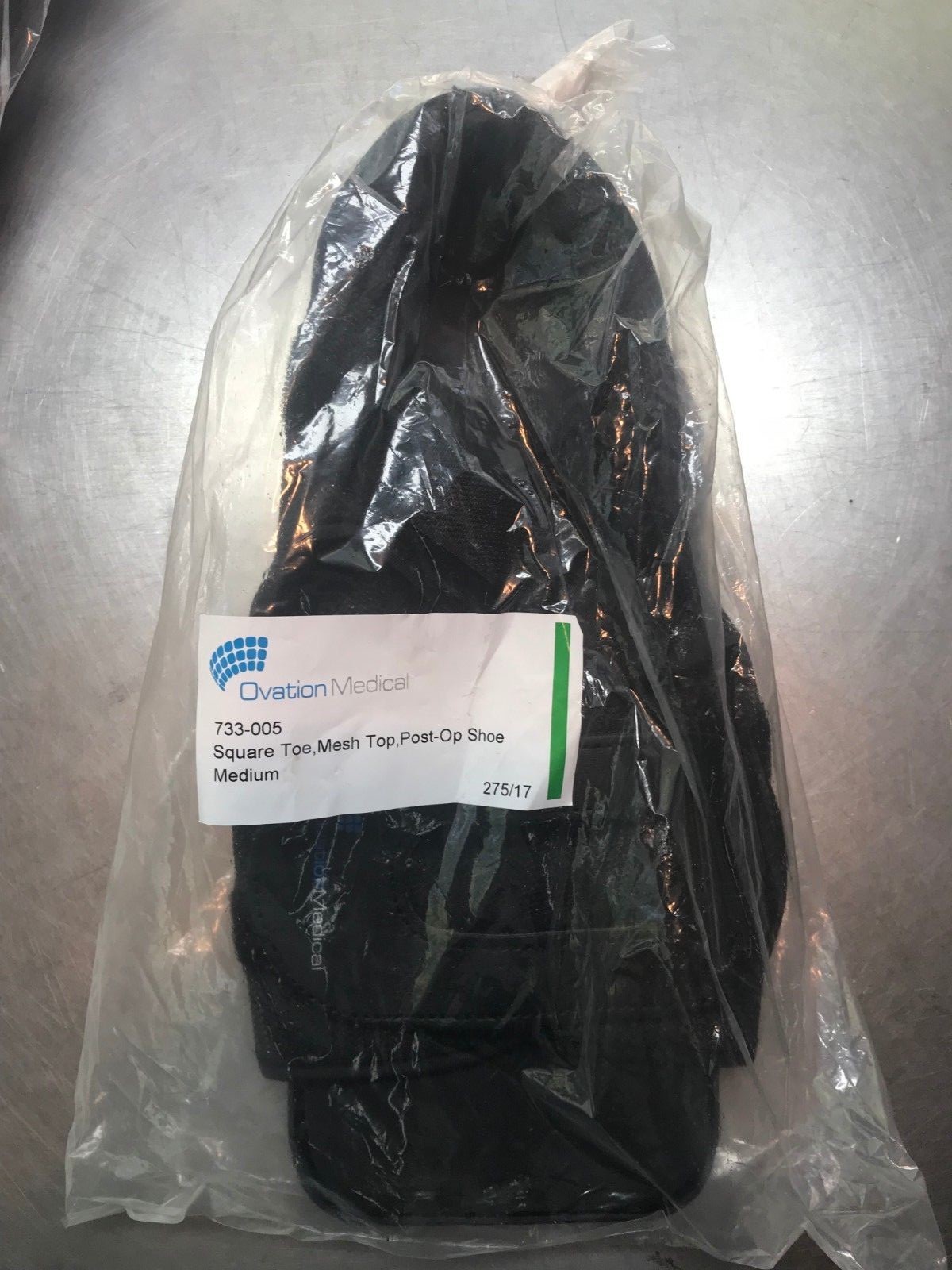 733-005 Ovation Medical Square Toe Mesh Top Post-Op Shoe Size Medium