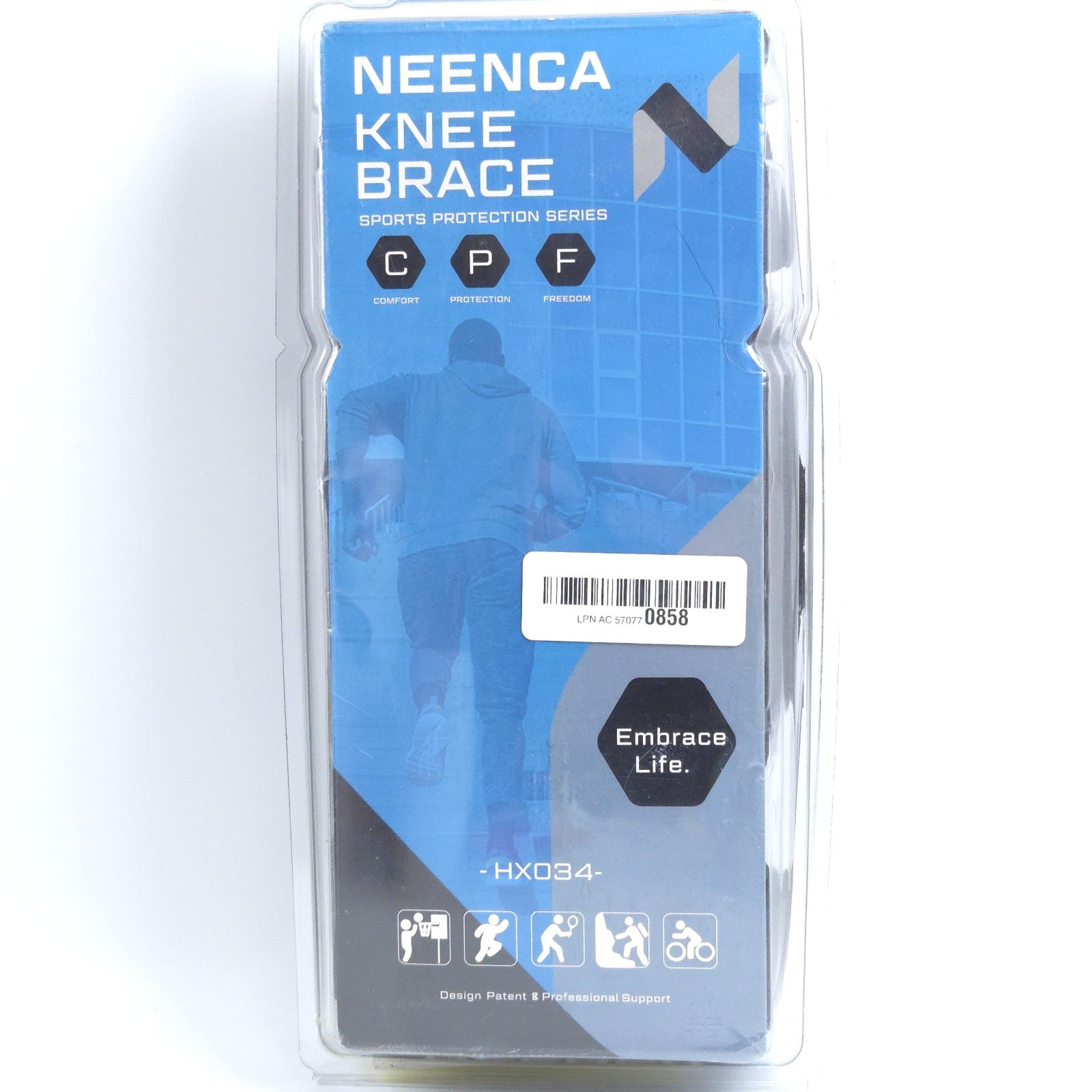 NEENCA Professional Knee Brace for Knee Pain, Hinged Knee Support Size 6 (XXL)