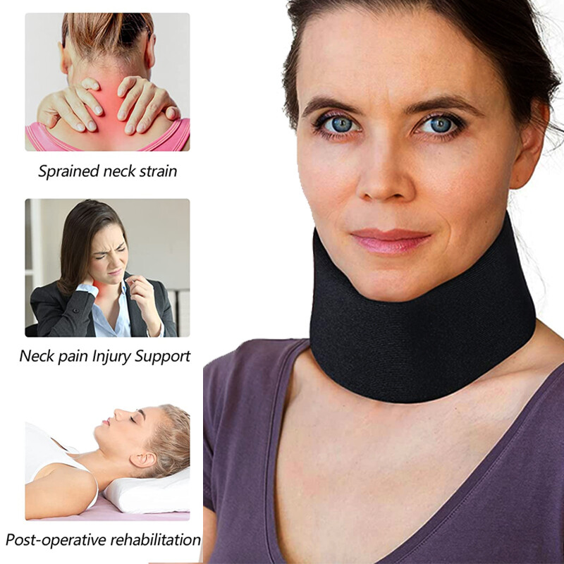 Adjustable Neck Support Brace Soft Foam Spine Cervical Collar Neck Pain Relief