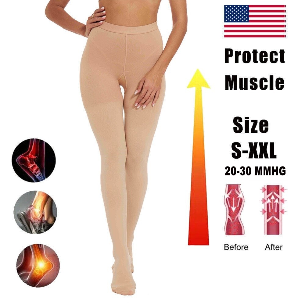 Varicose Veins Medical Pantyhose Compression Legging Help Relieve Swelling Edema