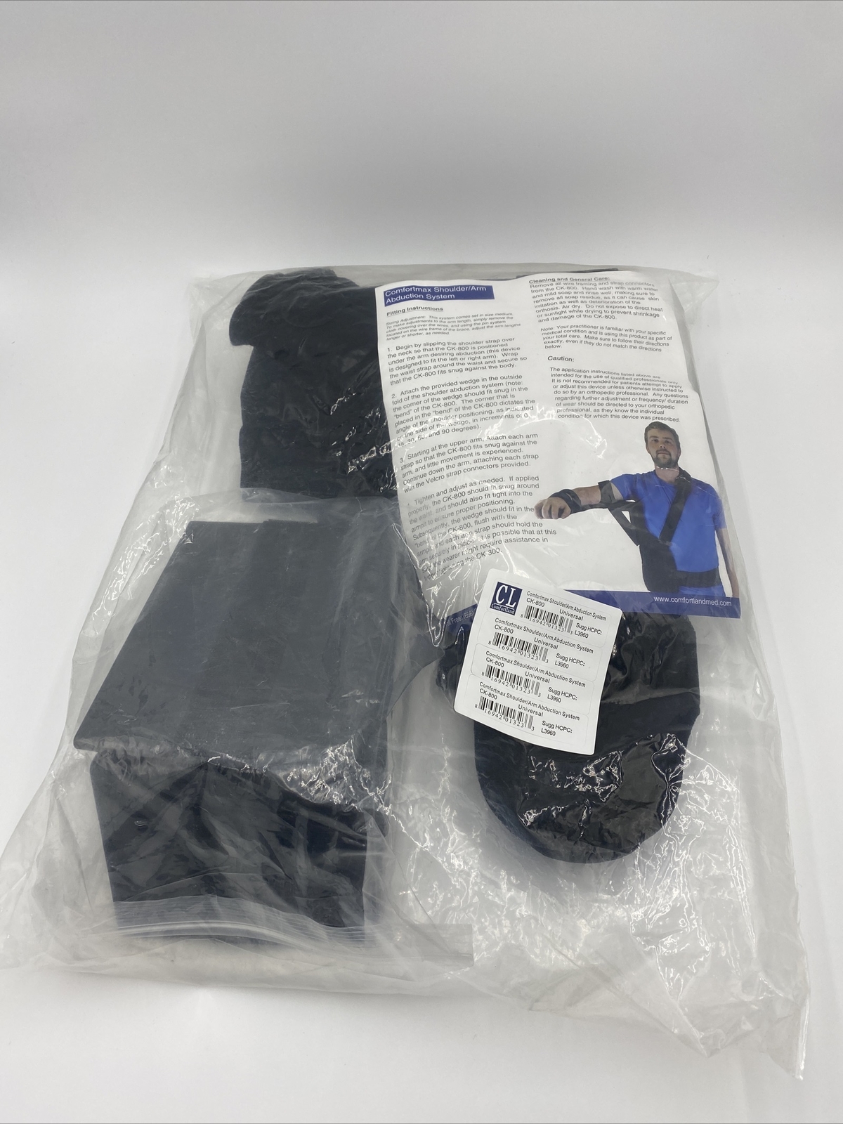 Comfortland CK-800 Shoulder Arm Abduction Brace Sling Comfortmax Universal. F7
