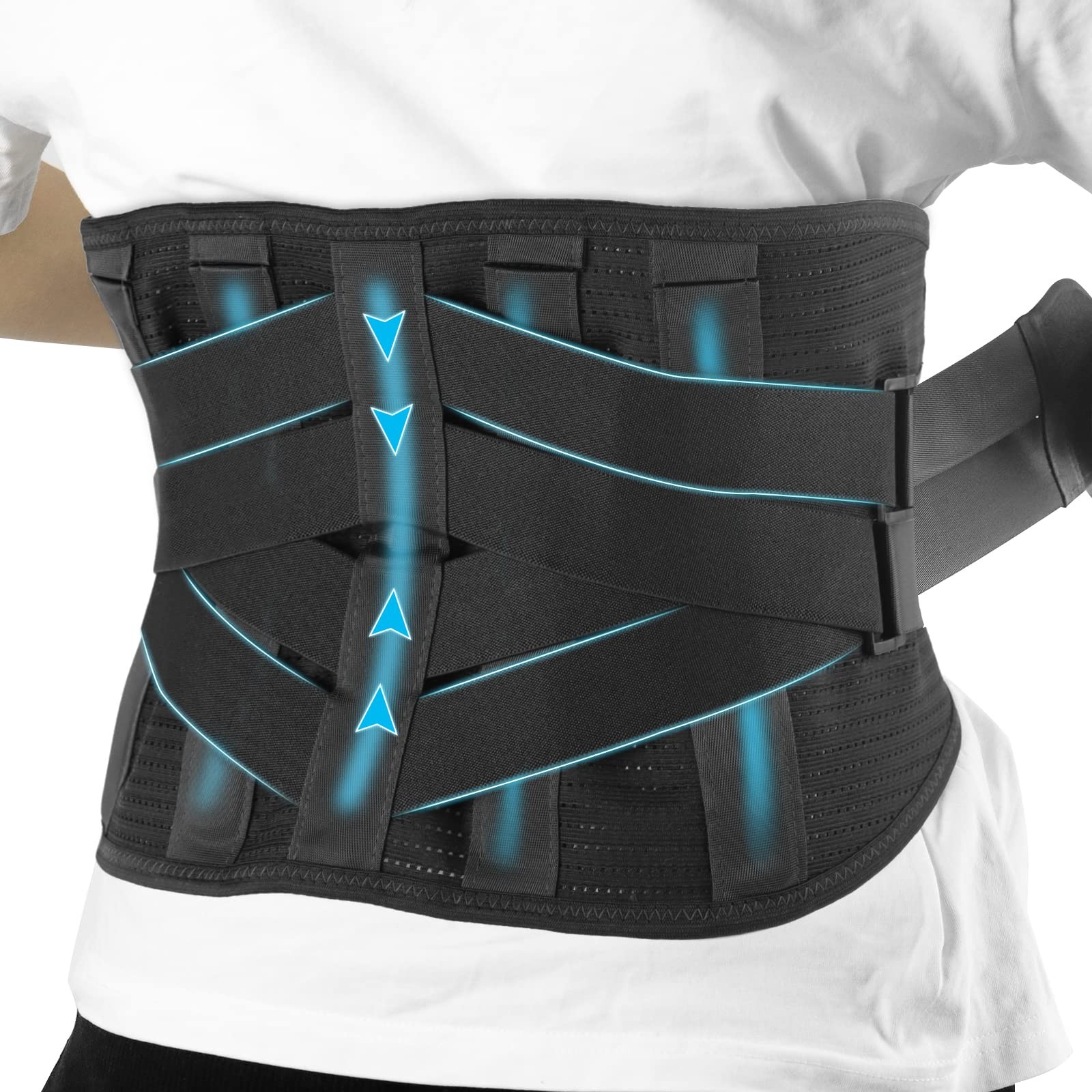 Lower Back Brace for Back Pain Relief, Breathable Lower Back Support for Wome…