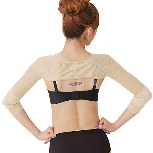 Gudessly Women’s Slimming Arm Shapers Back Shoulder M(fit US XS ), Nude