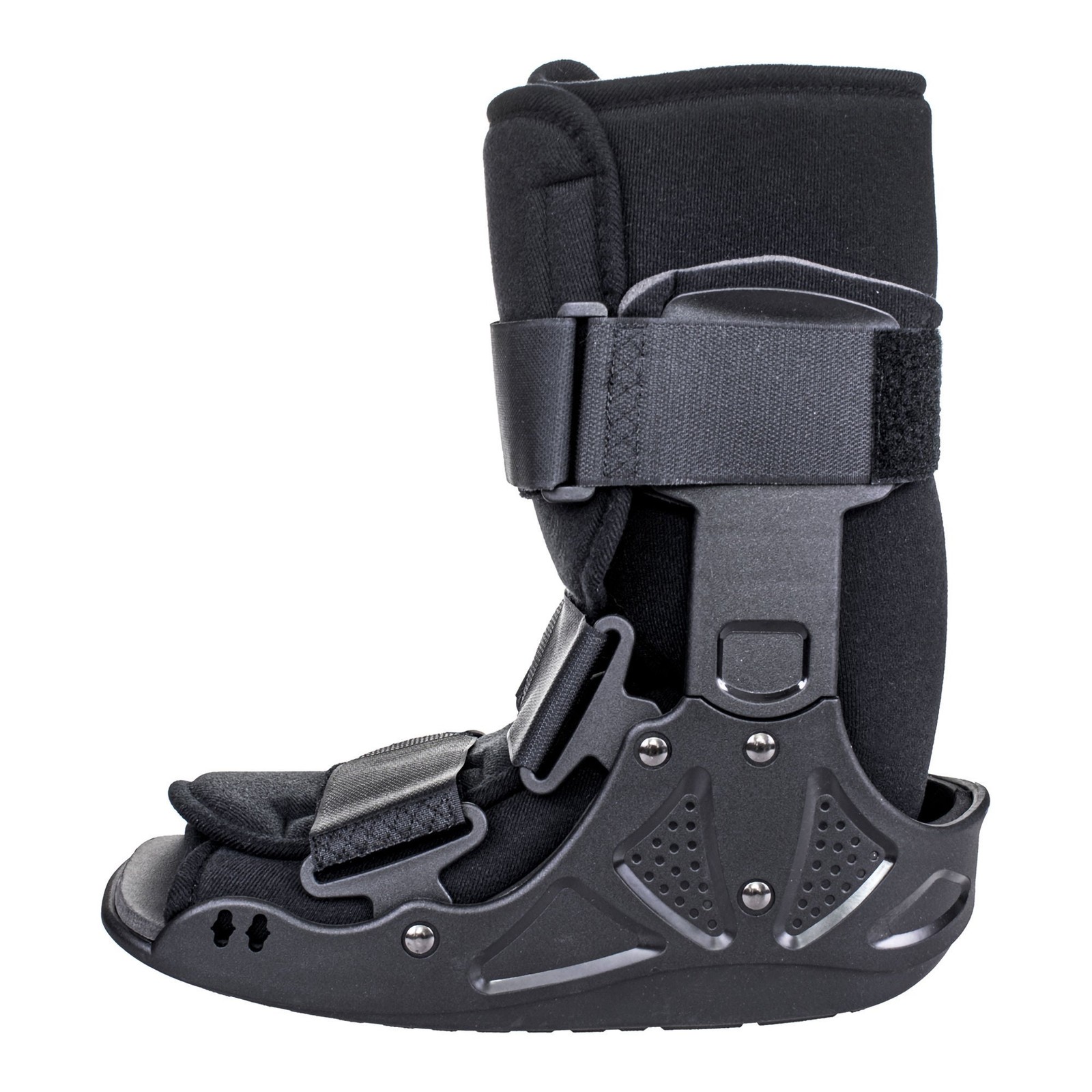 McKesson Black Walker Boot Medium Hook and Loop for Either Foot 155-79-95505