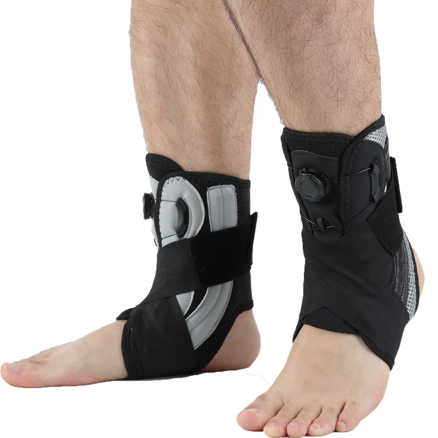 Ankle Brace Adjustable Straps Support Foot Guard Gym Orthopedic Splint Enhance