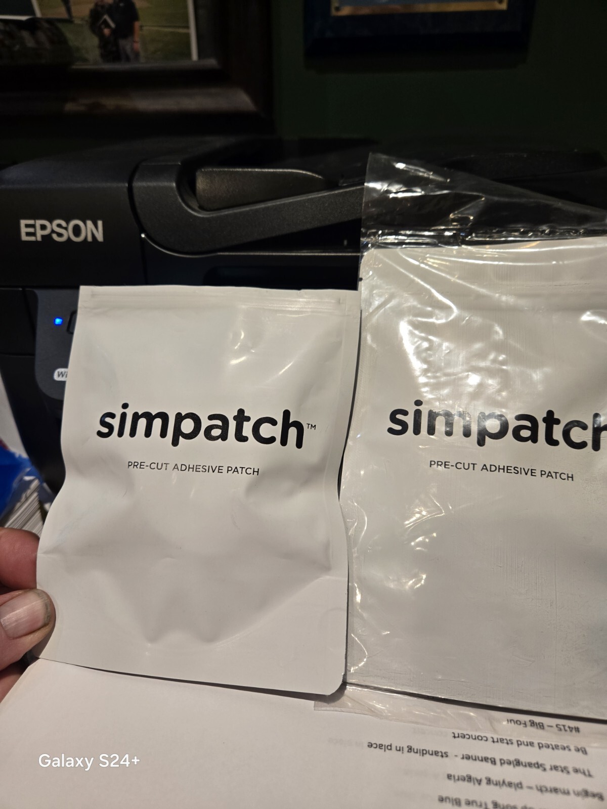 SIMPATCH � Universal Adhesive Patch, 0.8-Inch Hole (30-Pack) � Waterproof Ad