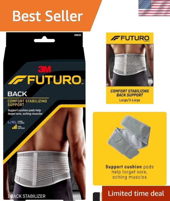 Customizable Back Support for Adults L/XL – Relief & Stability During Activities