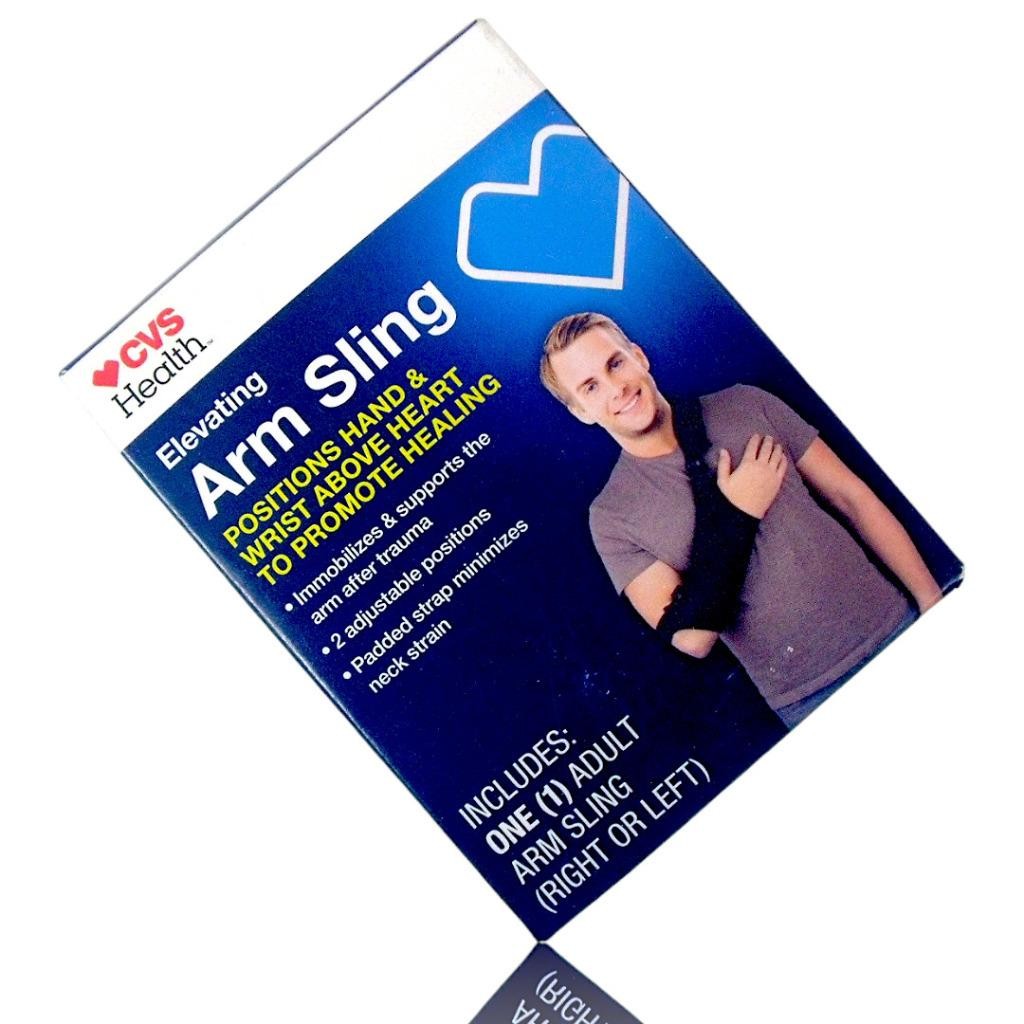 CVS “Elevating Arm Sling” Adult Adjust. Positions Right or Left Arm Padded Strap