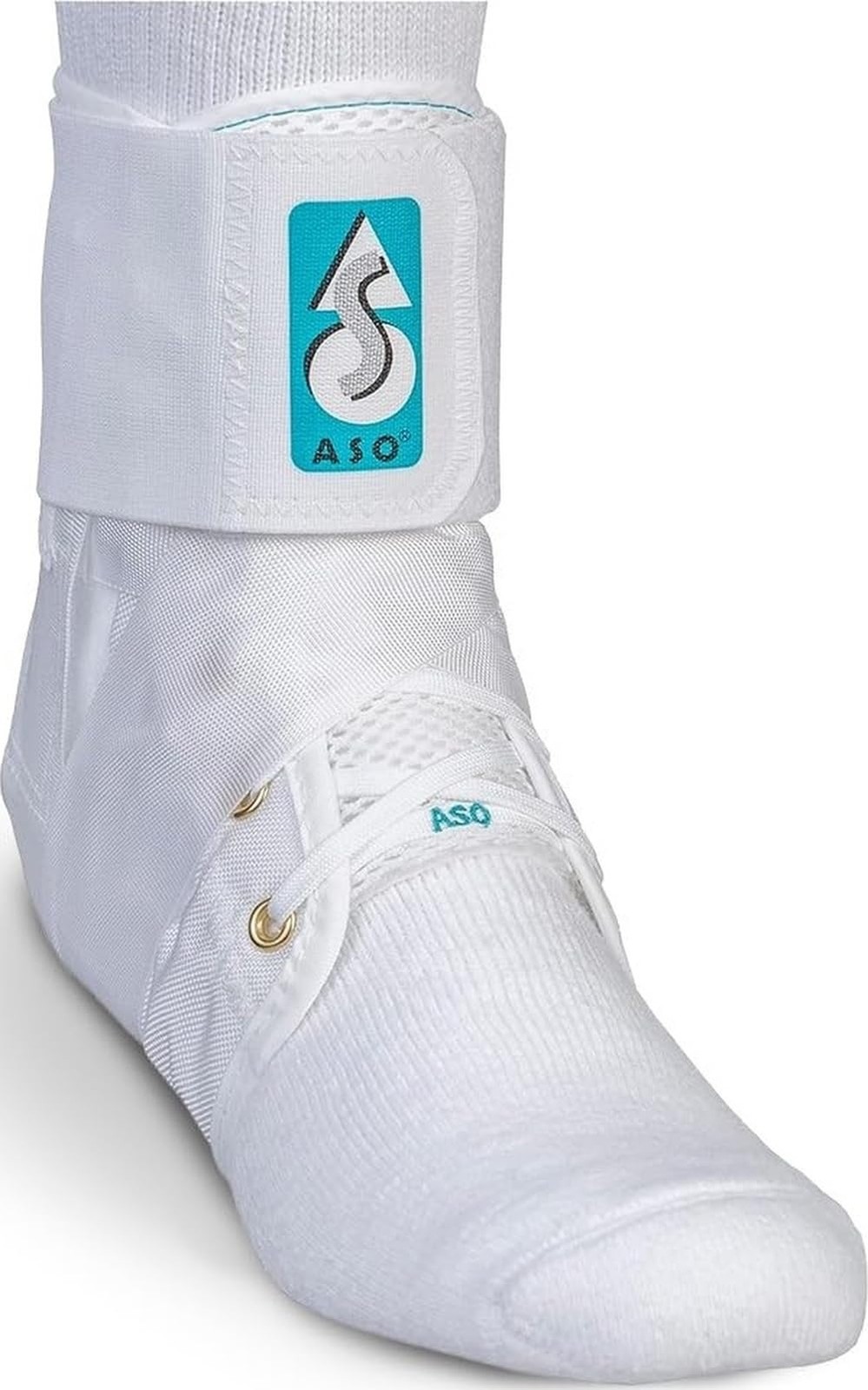 Ankle stabilizer brace x small white support for injury recovery