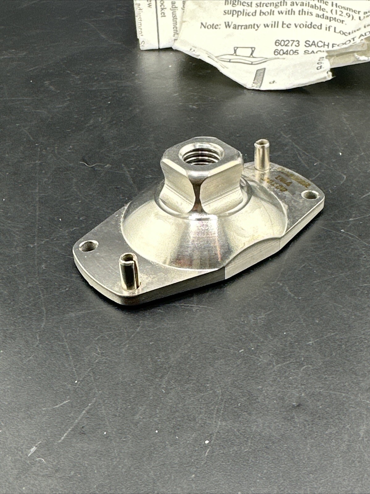 Prosthetic component part, Titanium Hosmer Sach Foot Adapter W/out Bolt. New