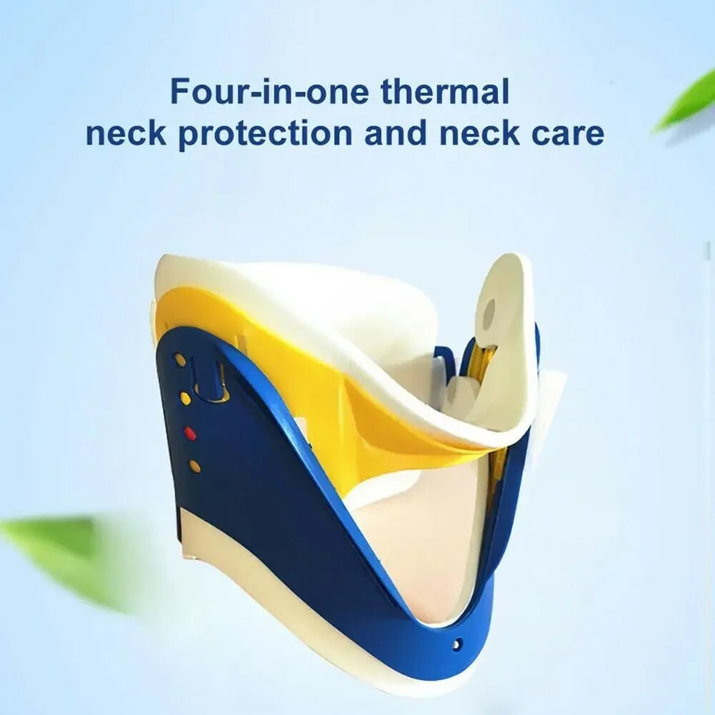 Medical Cervical Neck Brace Collar With Chin Support For Relief Pain Bone Care D