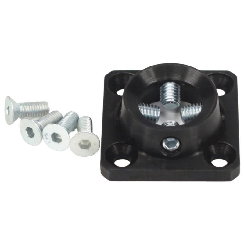 Adjustable Square Prosthetic Adapter Plate Aluminum 60g Connector