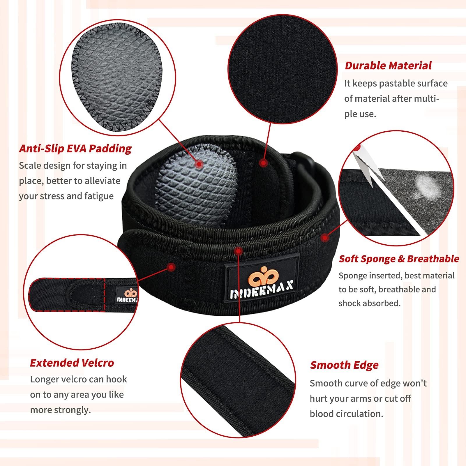 Elbow Brace for Tendonitis and Tennis Elbow for Women Men, 2 Pack Golfers Elb…