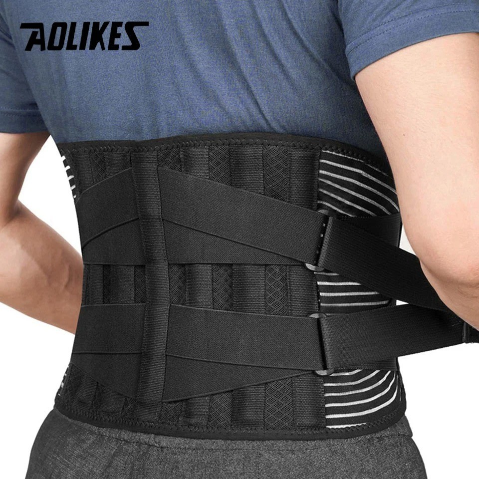 Adjustable Lower Back Brace Lumbar Support Waist Belt for Men Women Pain Relief