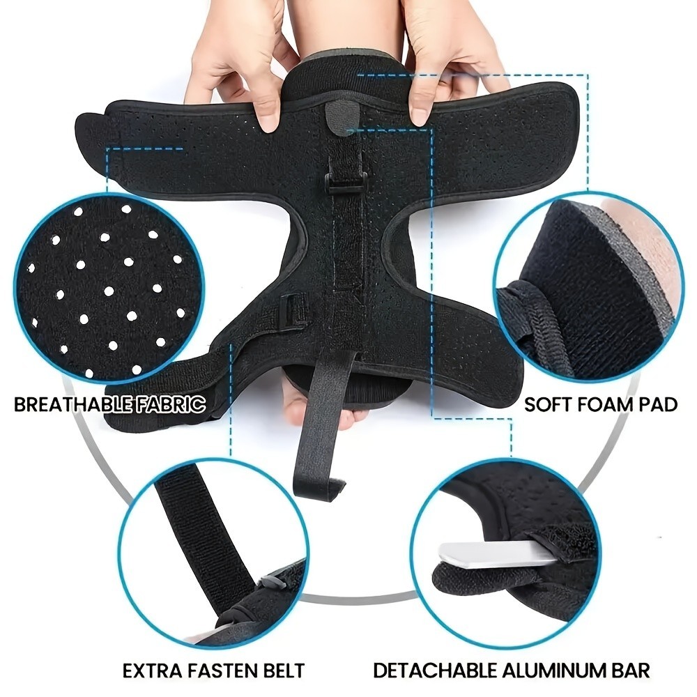 Adjustable Foot Drop Ankle Brace Plantar Fasciitis Night Splint Support Toe Pain