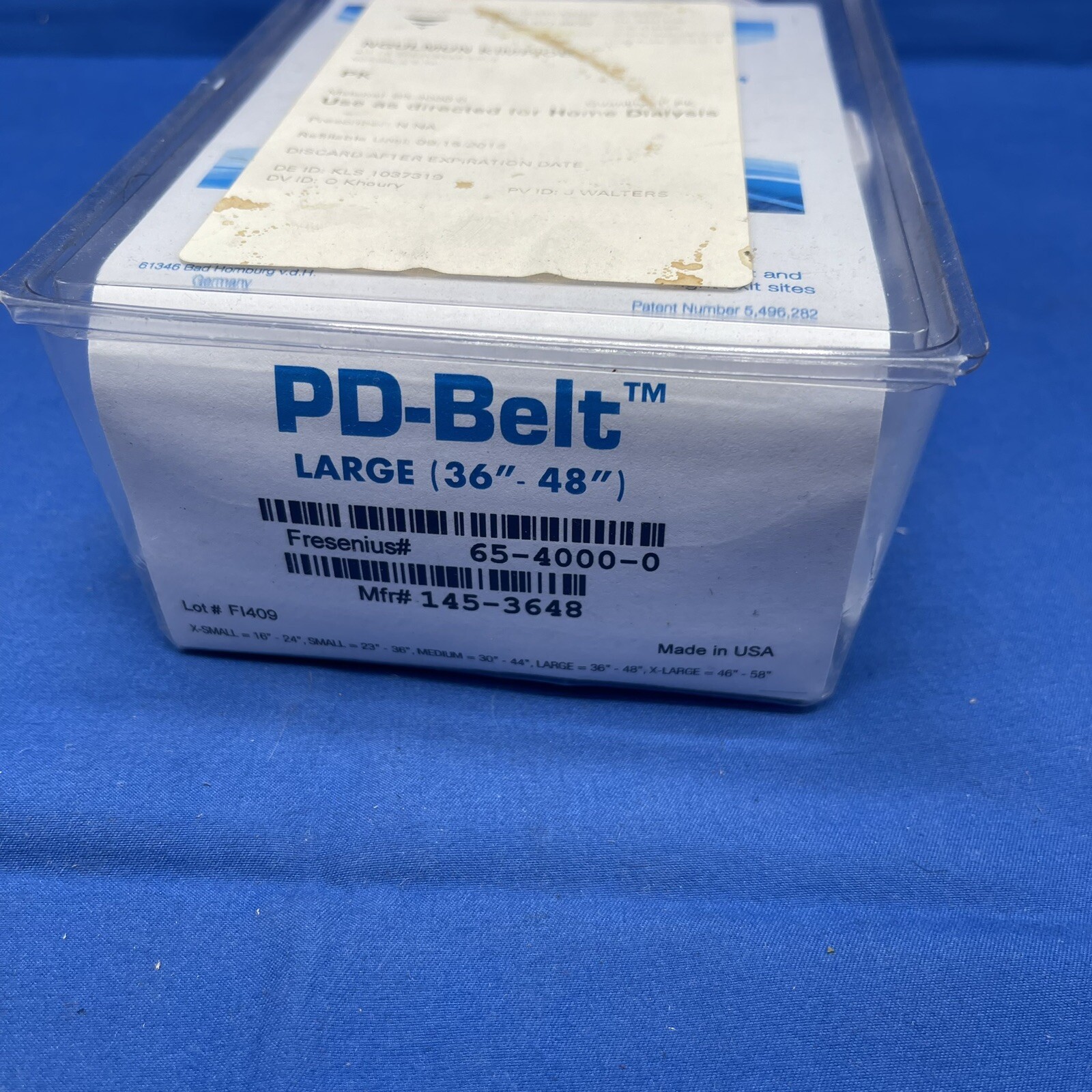 Frank Stubbs PD-Belt Size Large 36″-48″ Qty 3 Peritoneal Dialysis Catheter Belt