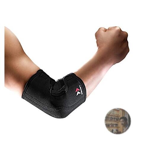 ZAMST Elbow Support Sleeve Black Size L Soft Compression Sports Tennis Golf