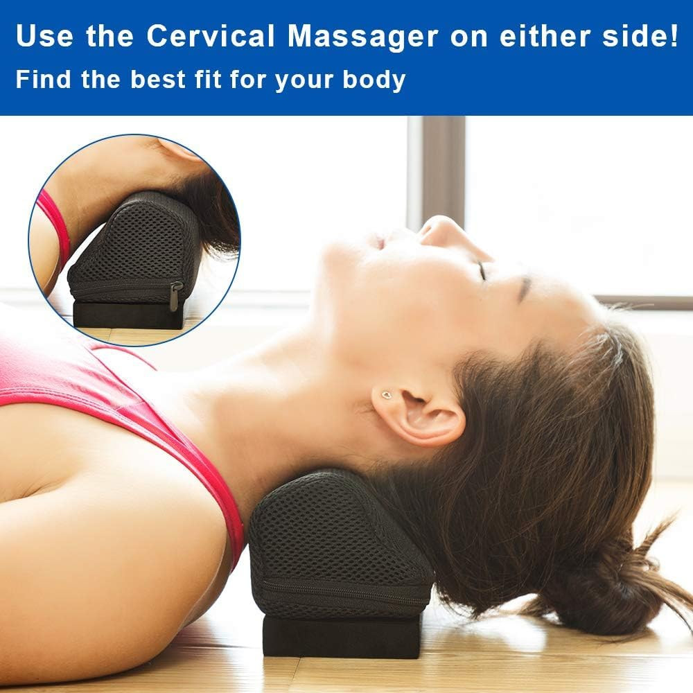 Cervical Neck Wedge Firm Foam Support Block Contoured Design Natural Positioning