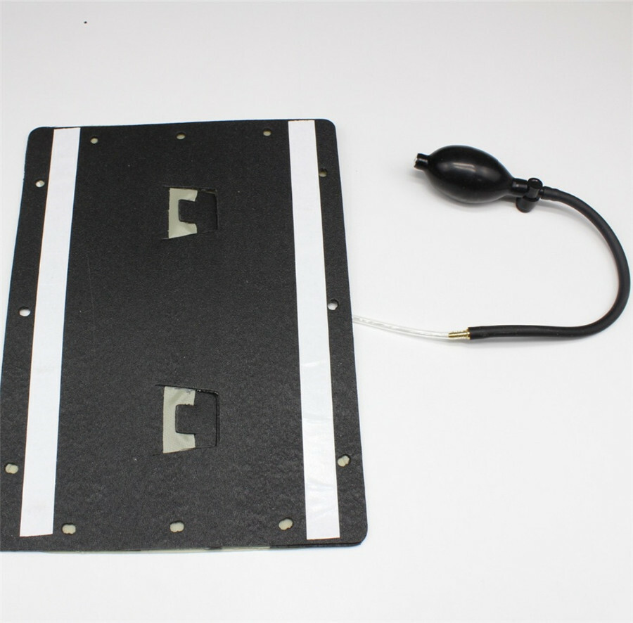 Air Pressure Support Cushion Pillow Lumbar Kits w/Hand Pump Fit For Car Seat