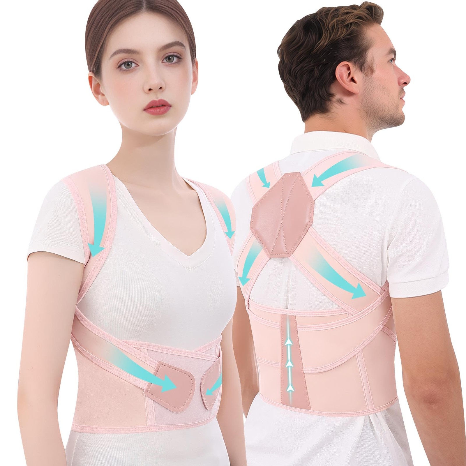 Posture Corrector for Women and Men, Back Brace Posture Support, Upper Back S…