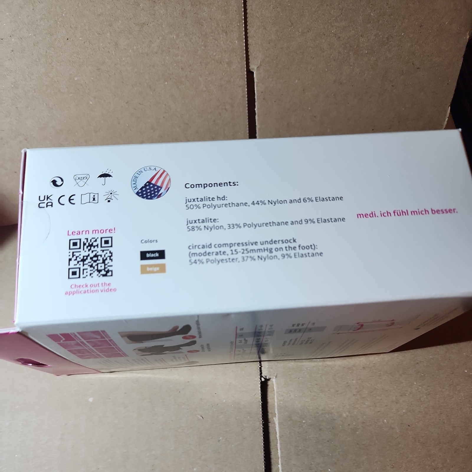 Circaid Juxtalite HD Compression Wrap – 20-50 mmHg Long Reg Beige Large